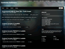 Tablet Screenshot of contenta-software.com
